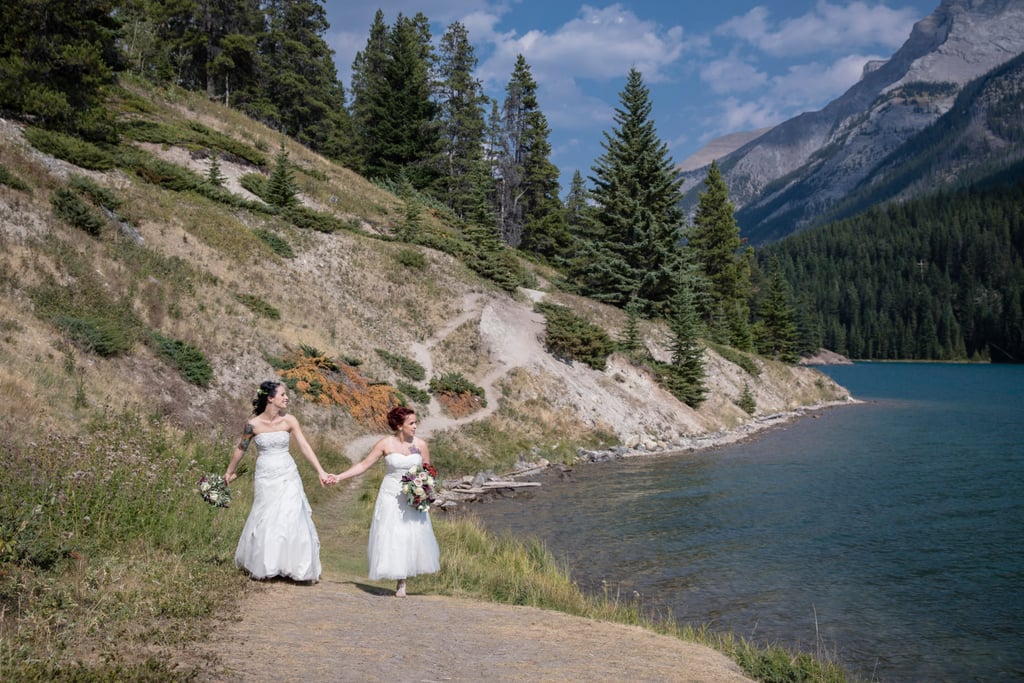 Lakeside Banff Wedding
