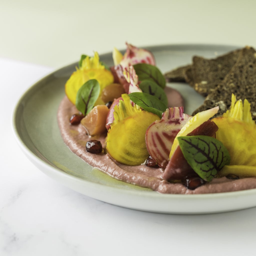 Roasted Garlic & Beetroot Hummus POPSUGAR Middle East Food