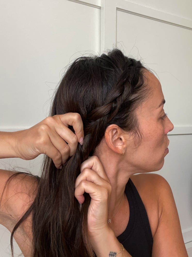 how to fish tail braid steps