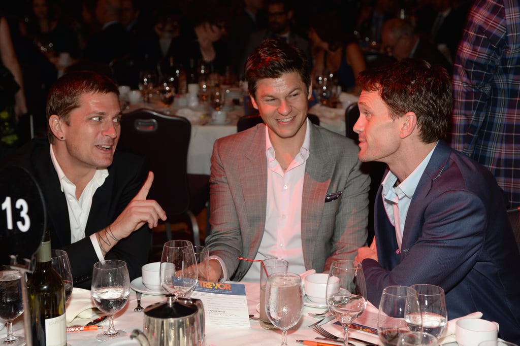 Singer Rob Thomas joked around with Neil Patrick Harris and his fiancé, David Burtka.