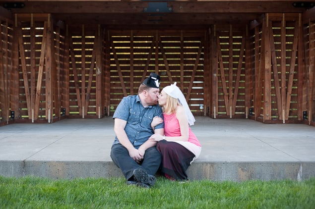 Disney and Harry Potter Engagement Shoot