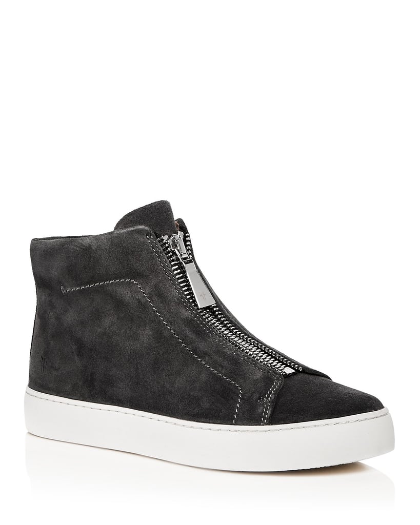 Featuring an understated slate shade and an easy zip-up design, these Frye Lena Zip Suede High-Top Sneakers ($258) are a sporty yet sophisticated choice.