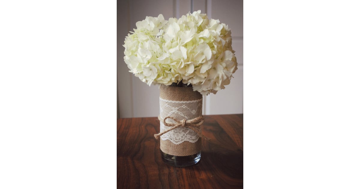 Lace Vase DIY Host Gifts POPSUGAR Smart Living Photo 48