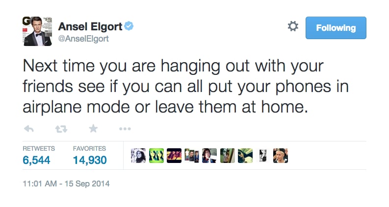 When He Issued a Challenge to All the Tech-Reliant People Out There