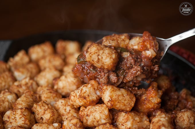 sloppy joe tater tot casserole