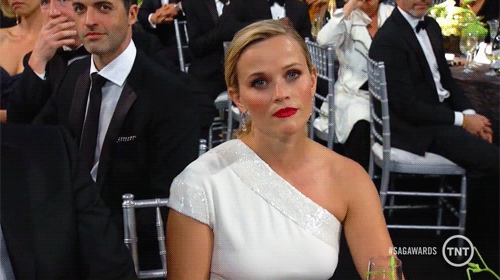 Reese Witherspoon, on the other hand, was trying not to cringe at herself.