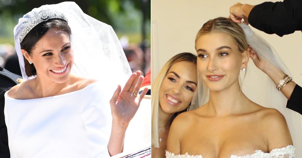 24 Iconic Celebrity Wedding Dresses, From Meghan Markle to Hailey Bieber