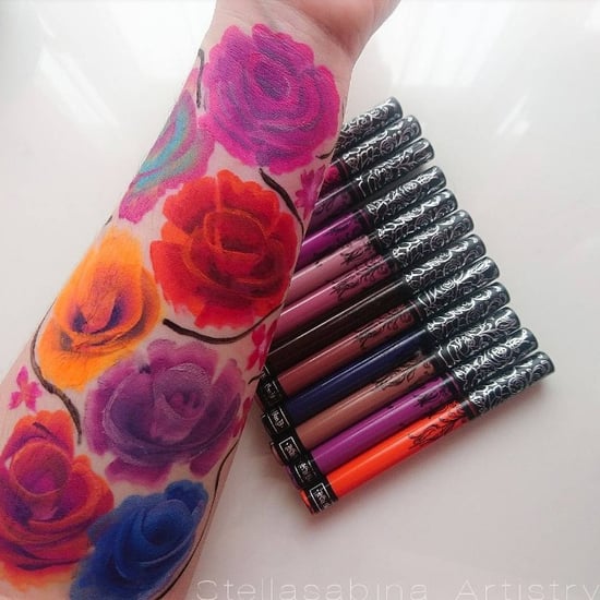 Kat Von D Rose Lipstick Swatches