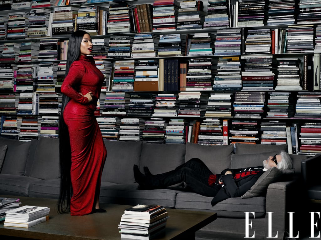 Nicki Minaj on the Cover of Elle July 2018