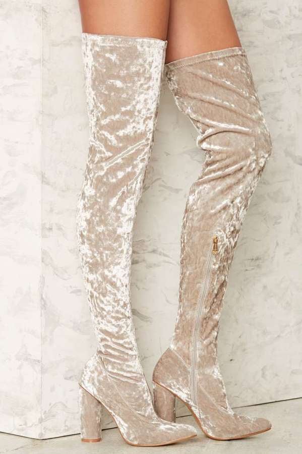 nasty gal beige boots