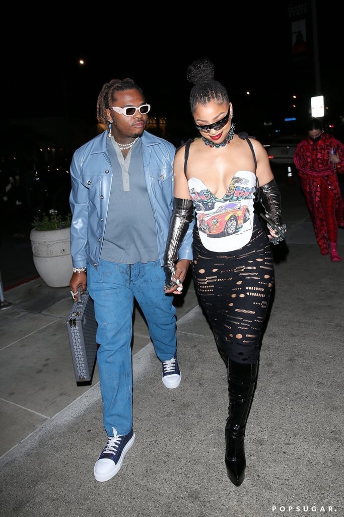 Chlöe and Gunna Spotted Out Holding Hands