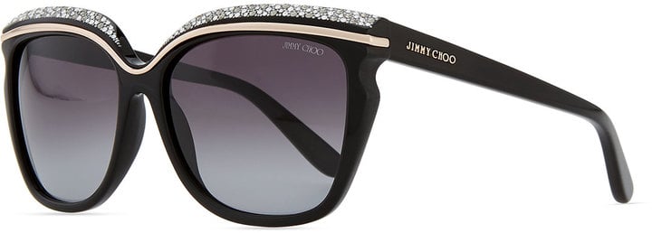 Jimmy Choo Sophia Embellished Sunglasses ($465)