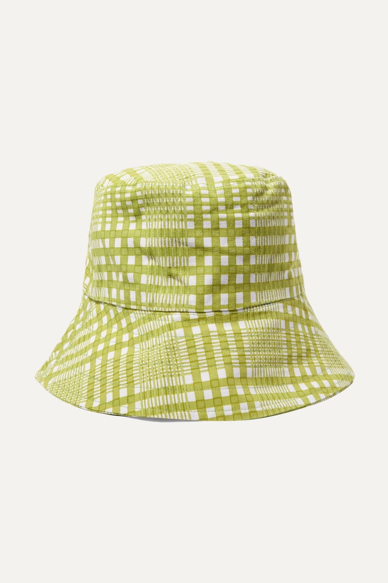 Faithfull the Brand Checked Cotton-Canvas Bucket Hat