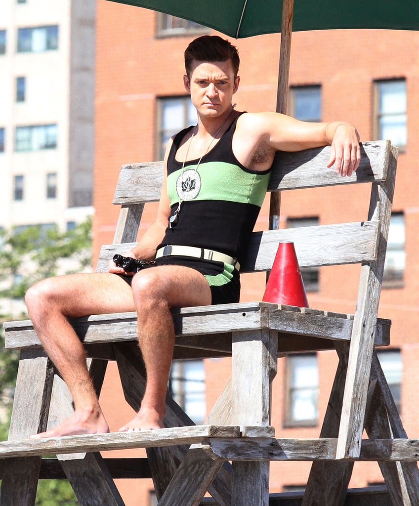 Justin Timberlake on the Set of Woody Allen Movie Sept. 2016