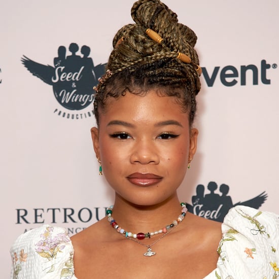 Storm Reid's Blue French Manicure: See Photo