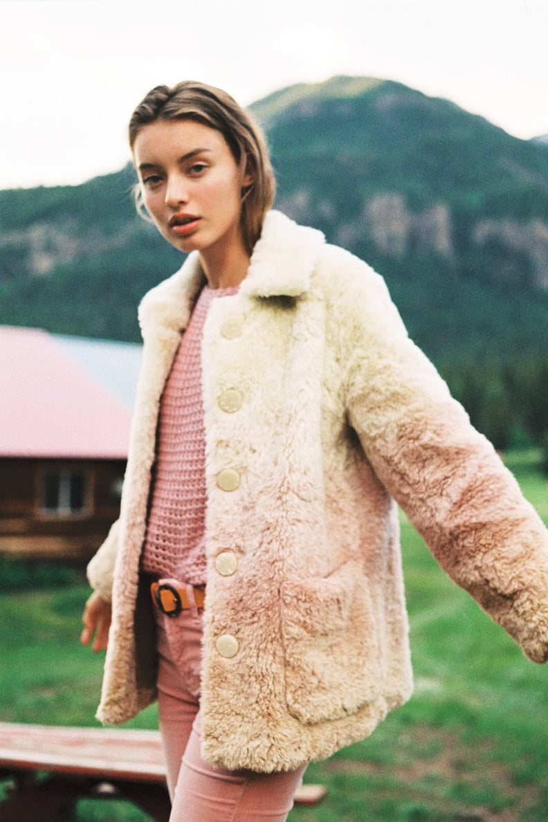Lucky Brand Leopard-Print Faux-Fur Coat - Macy's