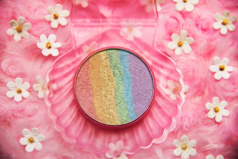 Chaos Makeup Kaleidoscope Rainbow Highlighter