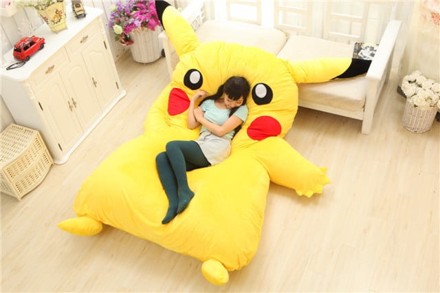 A Gigantic Pokémon Pikachu Bed