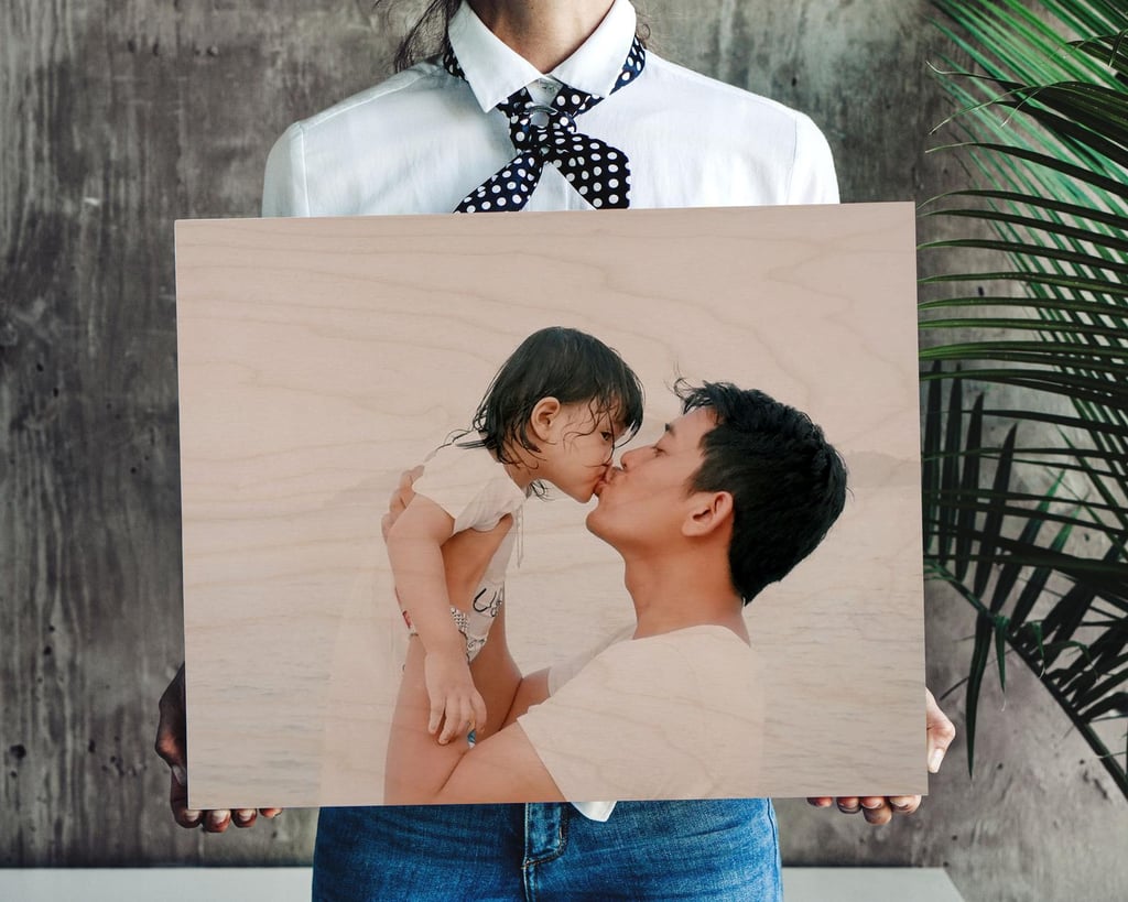 A Keepsake: Personalized Photo on Wood