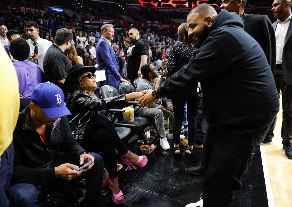 Jay Z and Beyonce at LA Clippers Game February 2016