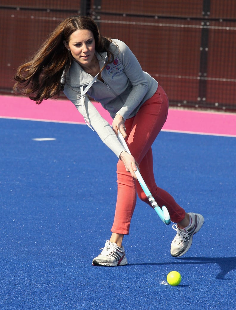 Kate Middleton at the Olympic Park in 2012