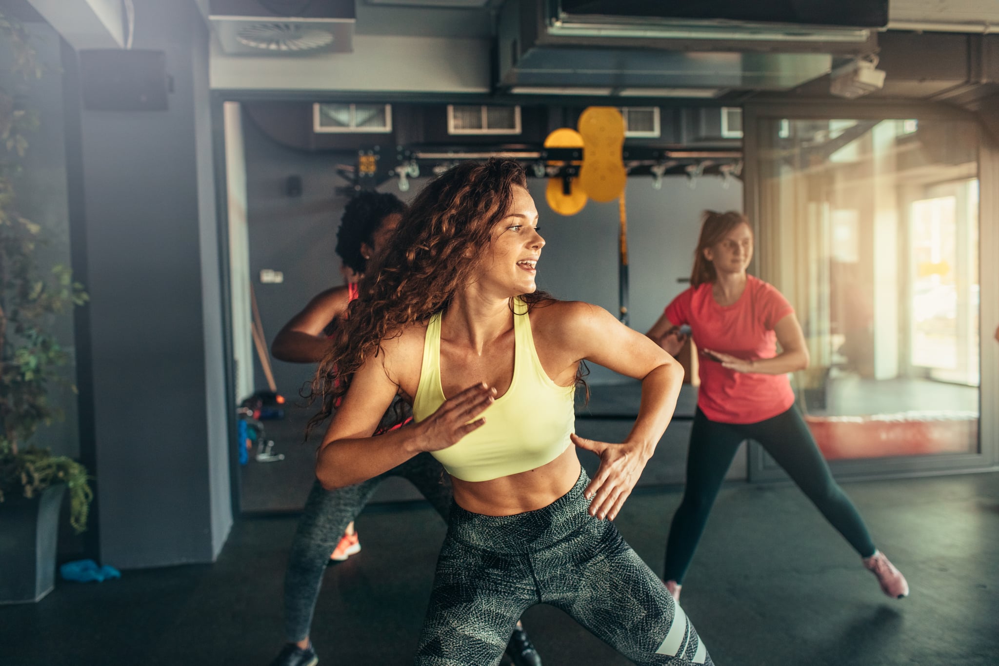 Group of women enjoying dance fitness.