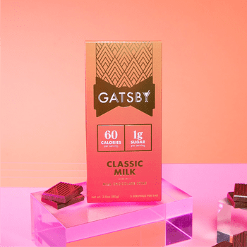GATSBY Chocolate - Low-Calorie, Low-Sugar Chocolate - Smiling Notes
