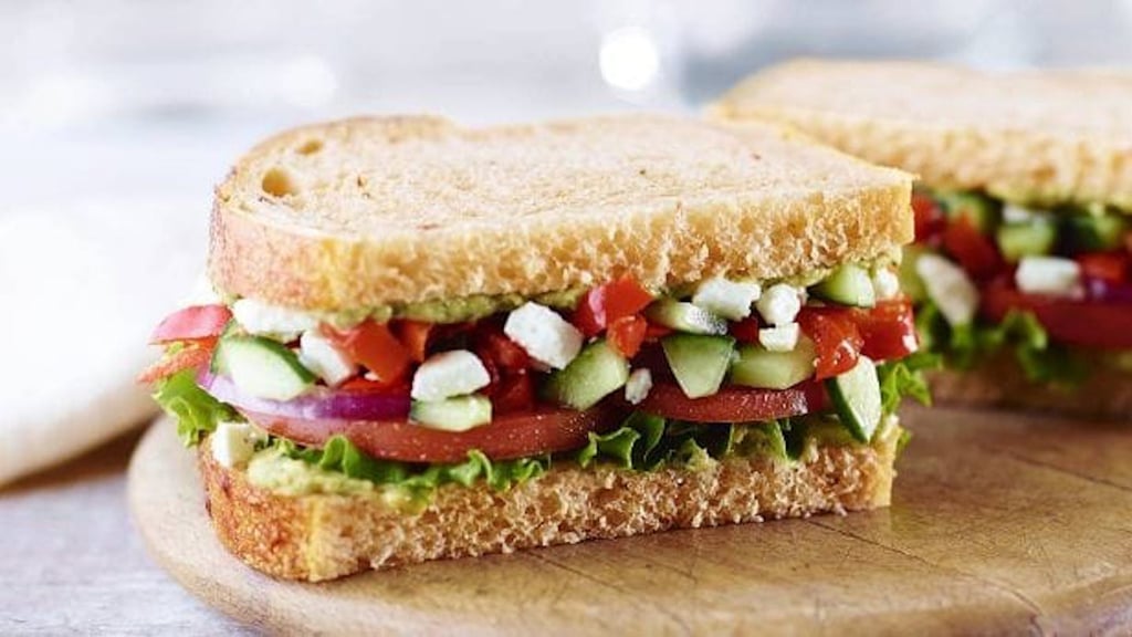 Mediterranean Veggie Sandwich