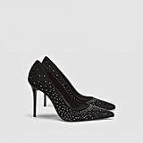 BeyoncÃ©'s Black Studded Heels | POPSUGAR Fashion