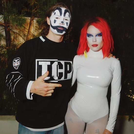 Halsey and Evan Peters at Halloween Party Pictures