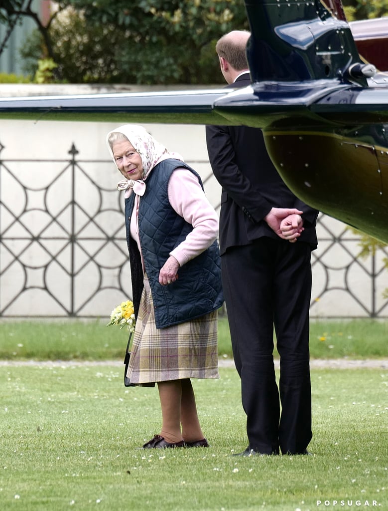 Queen Elizabeth II Meeting Prince Louis For the First Time