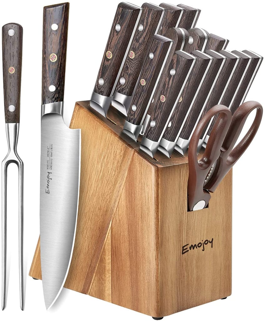 16-Piece Kitchen Knife Set with Carving Fork