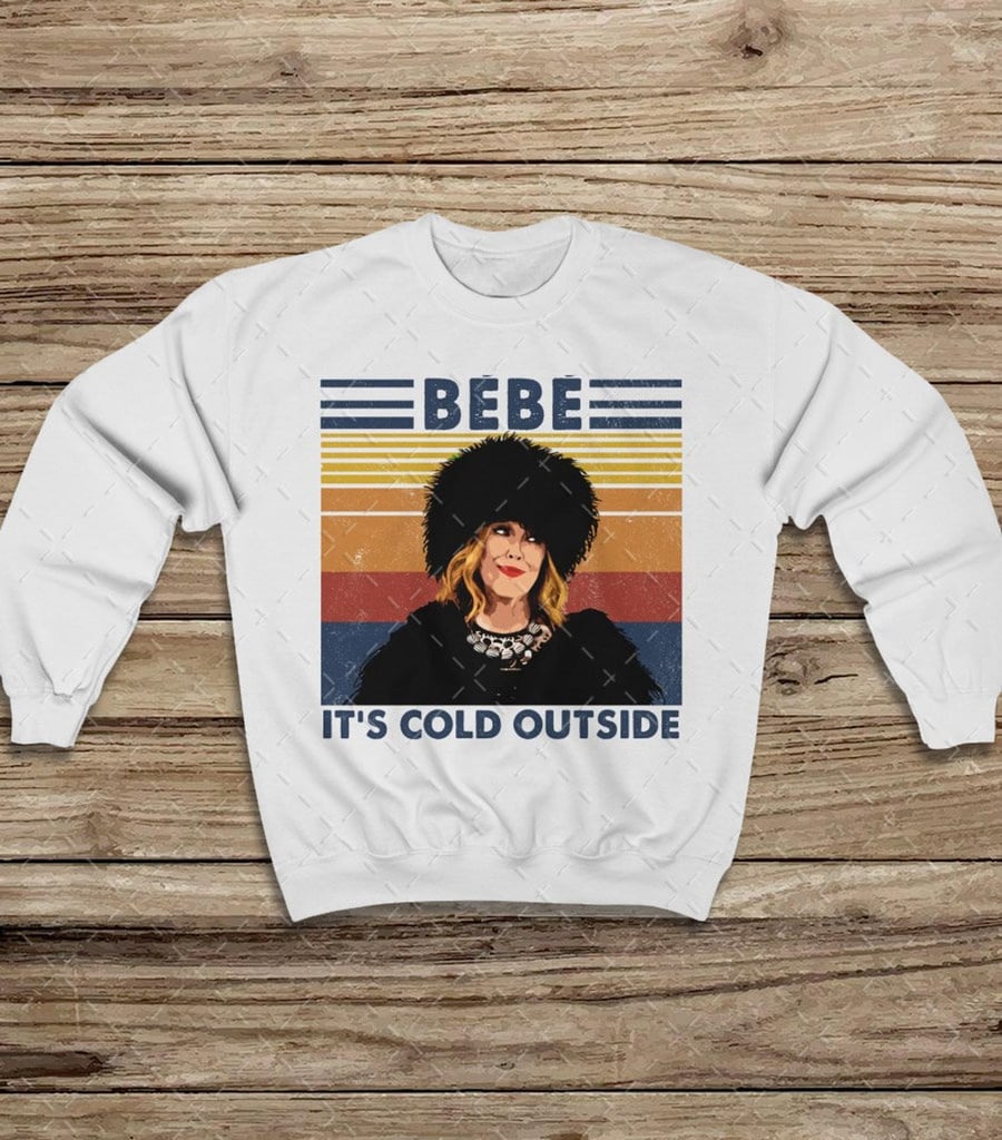 Moira Rose Bebe It’s Cold Outside Crewneck Sweater