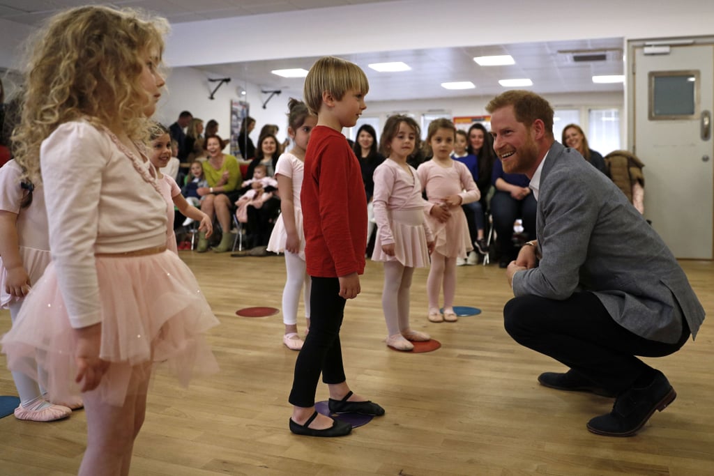 Prince Harry Visits Ballet Class South Ealing April 2019