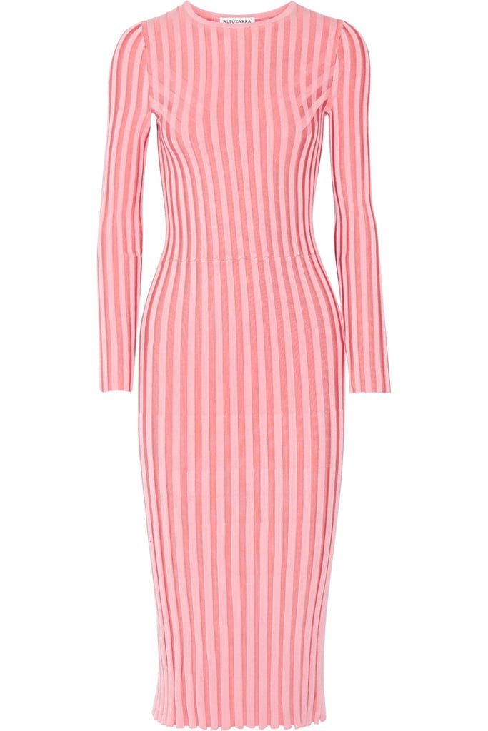 Altuzarra Gramm Ribbed Stretch-Knit Midi Dress ($995)