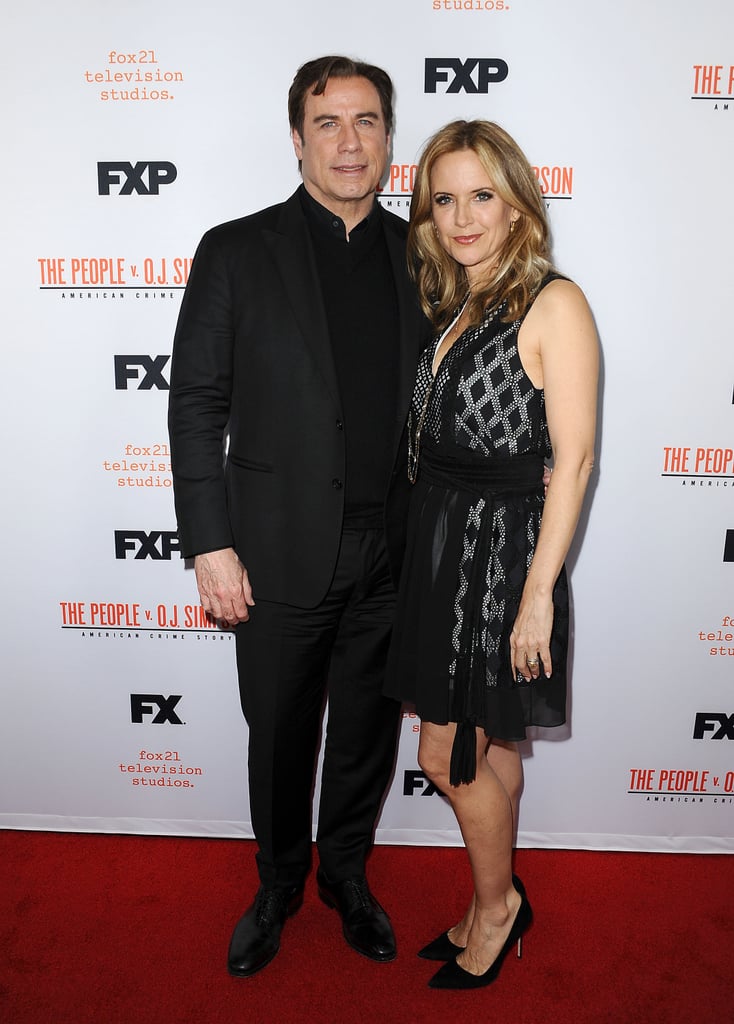 John Travolta Kelly Preston Red Carpet April 2016