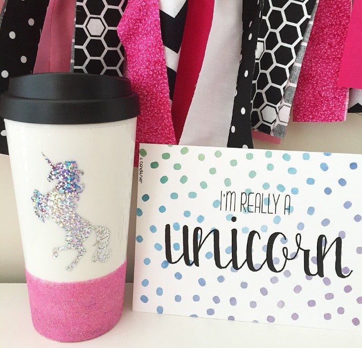 Unicorn Travel Mug ($16)