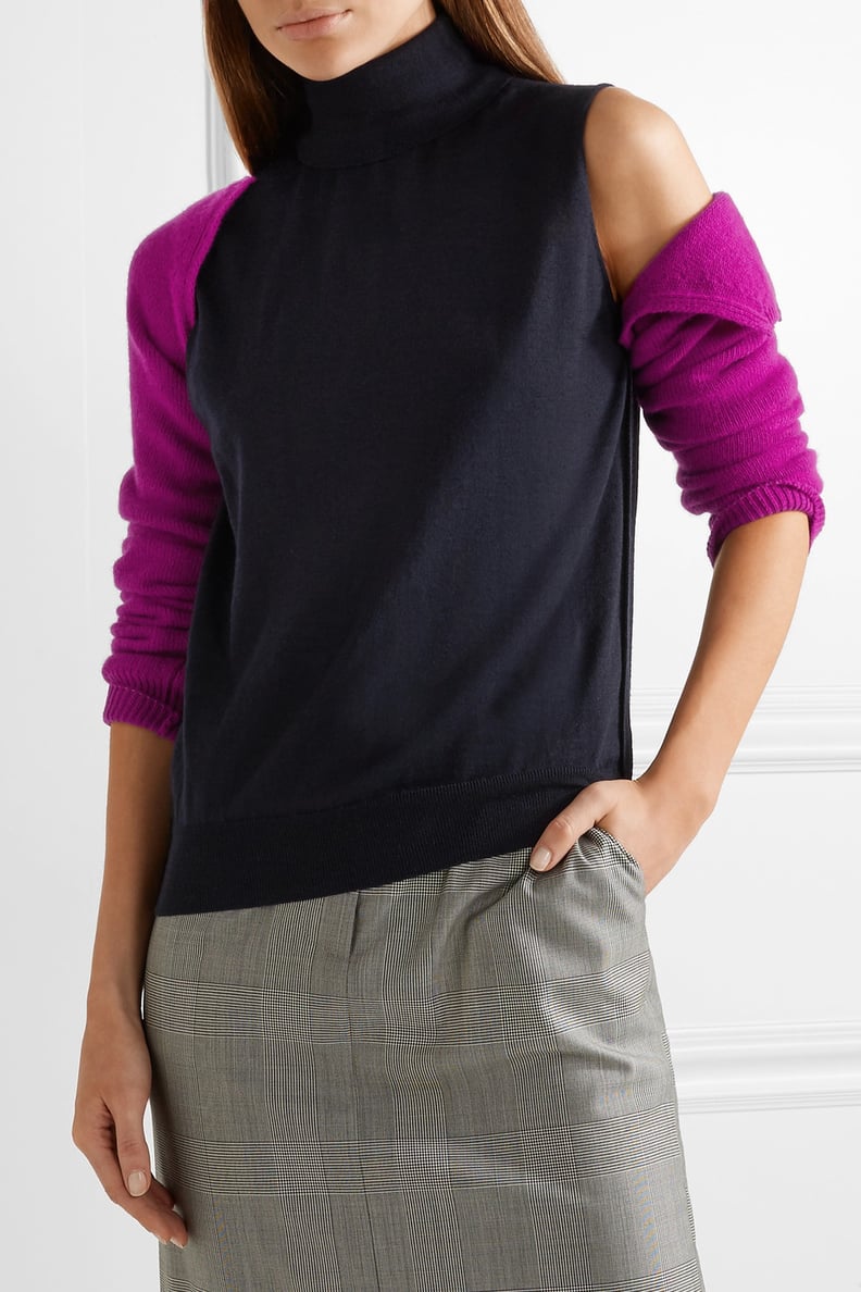 Calvin Klein Convertible Wool Turtleneck Sweater