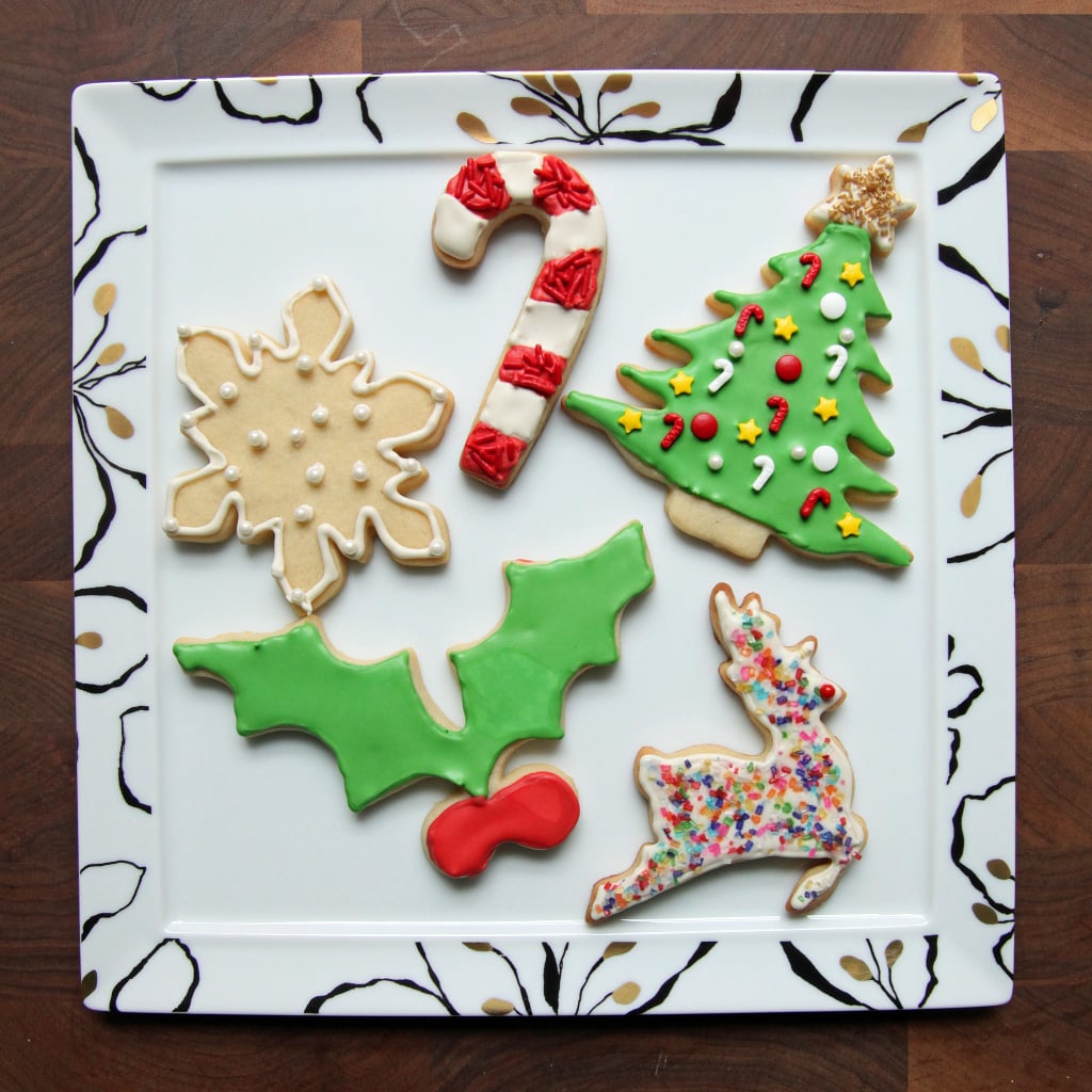 Ice cookies using a squeeze bottle (rather than piping bags).