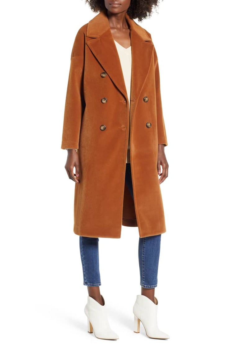 white midi coat