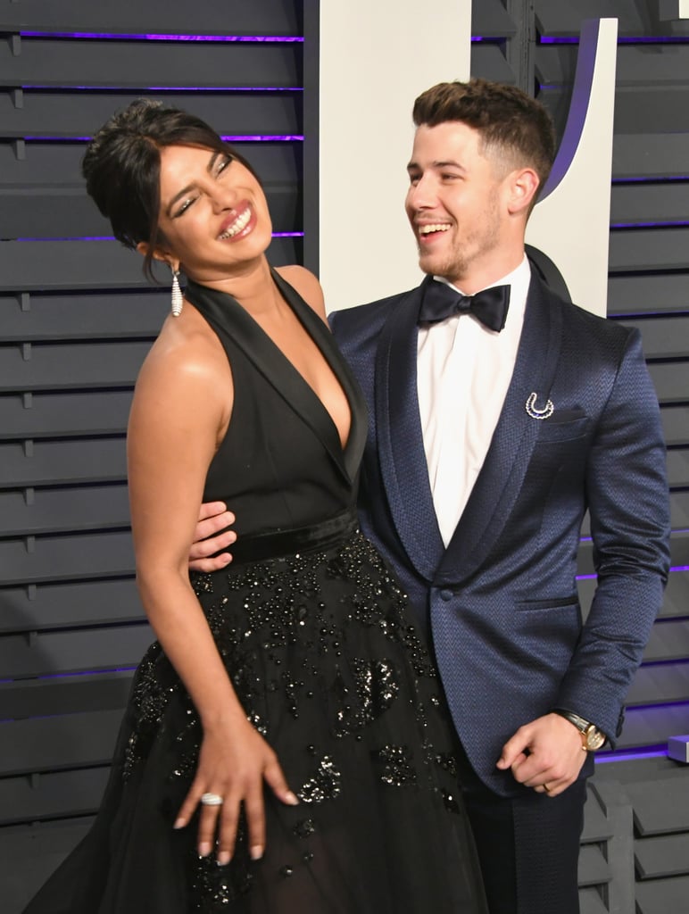 Nick Jonas Priyanka Chopra at Vanity Fair Oscars Party 2019