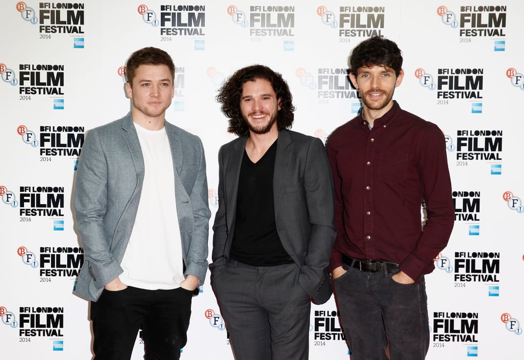 Taron Egerton, Kit Harington, and Colin Morgan teamed up for the Testament of Youth photocall in 2014.