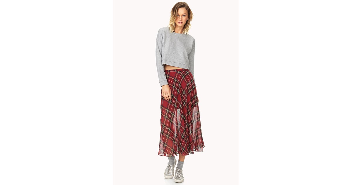 forever 21 tartan skirt