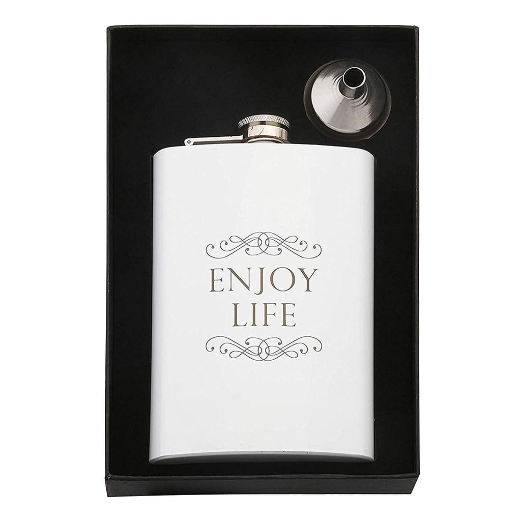 Vastigo Stainless Steel Enjoy Life Flask