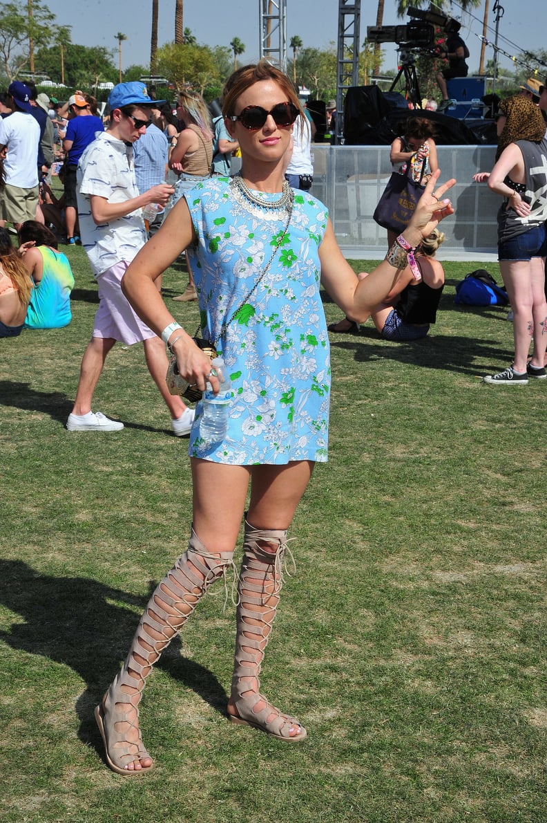 Festival Fashion: Knee-High Gladiator Sandals