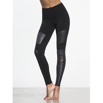 Alo Yoga, High Waisted Moto Legging Black