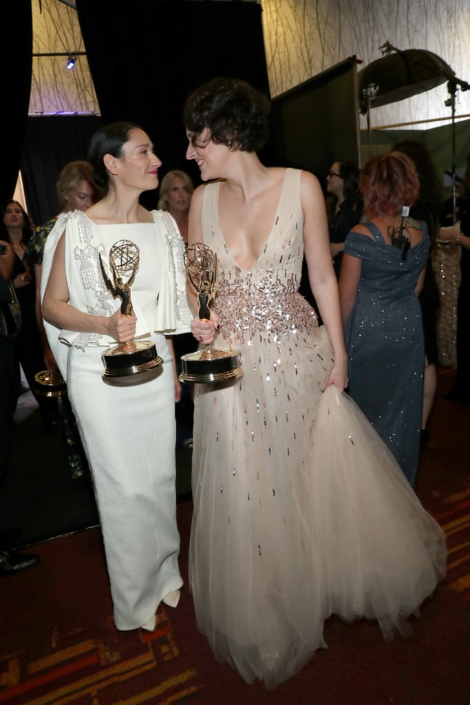 Sian Clifford and Phoebe Waller-Bridge at the 2019 Emmys