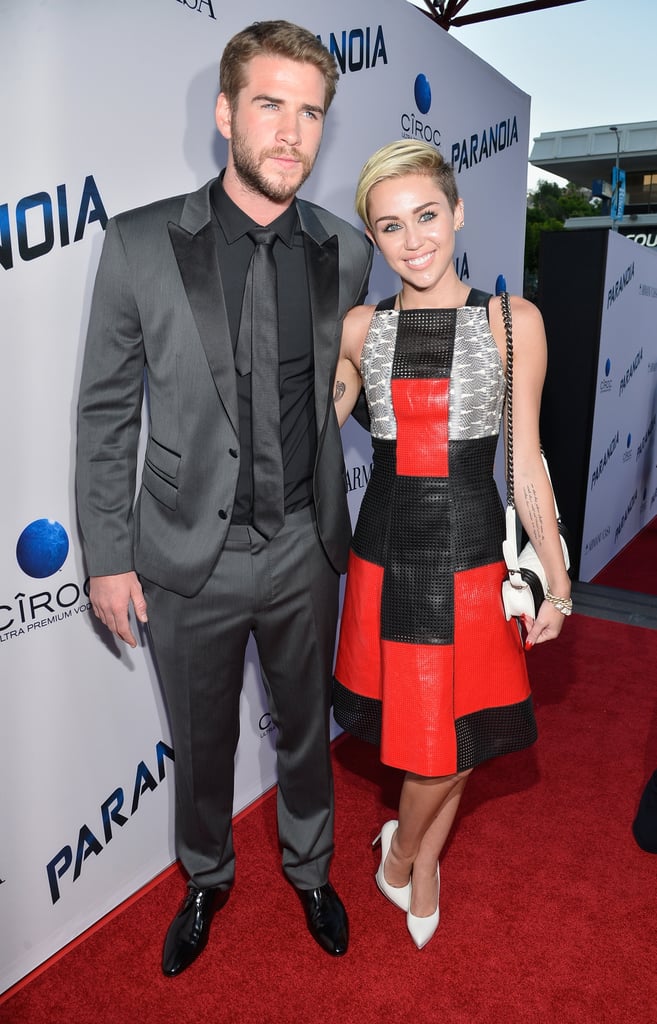 Miley Cyrus supported Liam Hemsworth at the premiere of Paranoia in LA back in August 2013. It was the couple's last public appearance together.