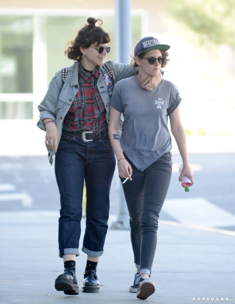 Kristen Stewart With Mystery Woman March 2016