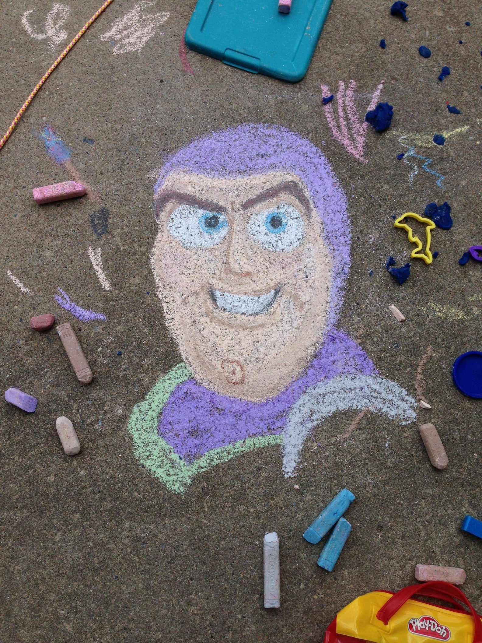 Disney Chalk Art PS Love
